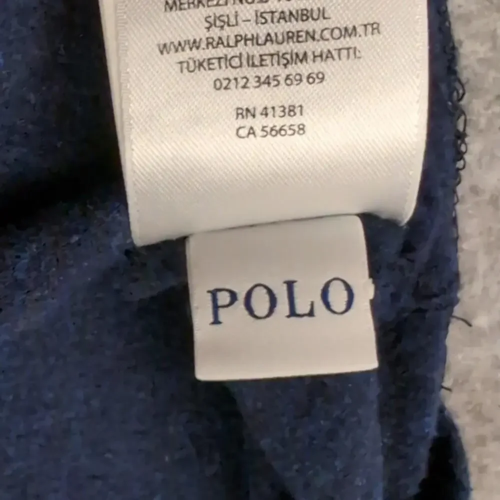 Polo Ralph Lauren Shirt Mens Small Blue V-Neck Pony Logo Cotton Tee Tagless
